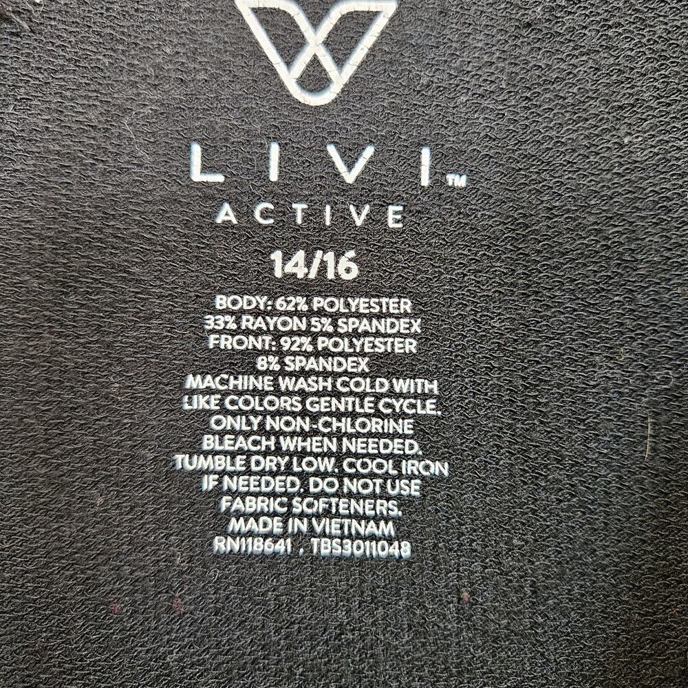 Lane Bryant Livi Active Graphic Short Sleeve Sweatshirt Top Plus 14 16 Workout - Picture 8 of 8